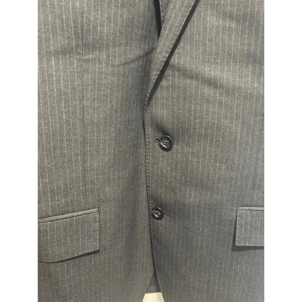 J. Crew Ludlow Piana Blazer 44L Italian 120's Wool Suit Jacket Gray Sports Coat